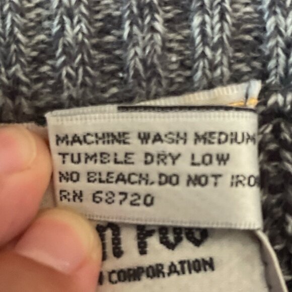 Vintage London Fog Geometric Pattern Sweater Acrylic/Wool Blend  XXL-Tall - Picture 5 of 6